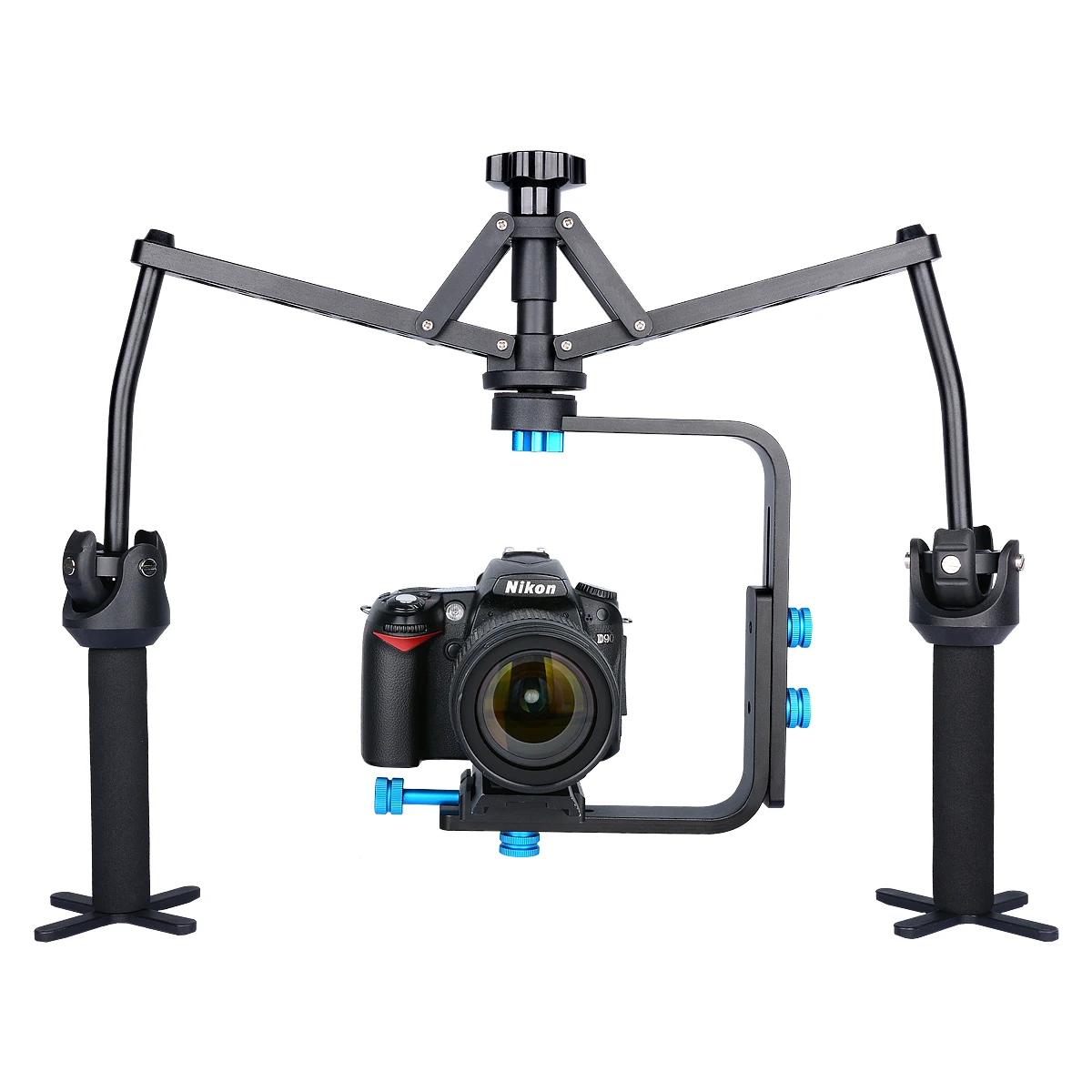 TL MEDIA HHS1 Aluminium 3 Axis Professional Spider Handheld Stabilizer for DV Camera