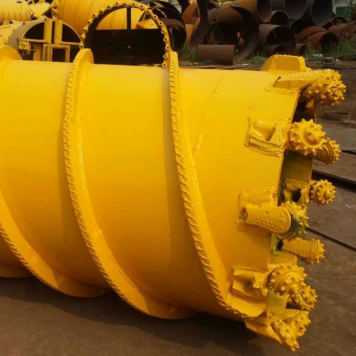 Rock auger bullet teeth Drilling rig Tools Customized Thickened Core Barrel With Bullet Teeth