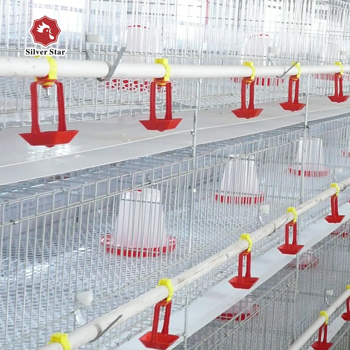 Poultry Battery Layer Chicken Cage Egg Laying Hens Shed Steel Animal Husbandry Equipment for Farming Broiler Chicks Cage System