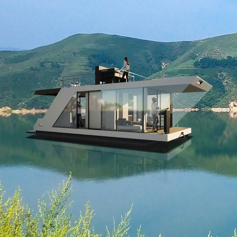 Water Villa Floating Houseboat Luxury Houseboat Floating Boat House