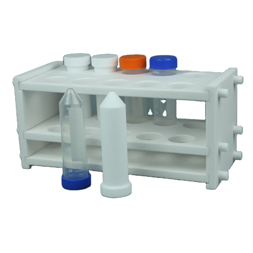 BZHCL-315 PTFE LAB Centrifuge Vial Tube Support Laboratory Holes Centrifuge Test Tube Rack