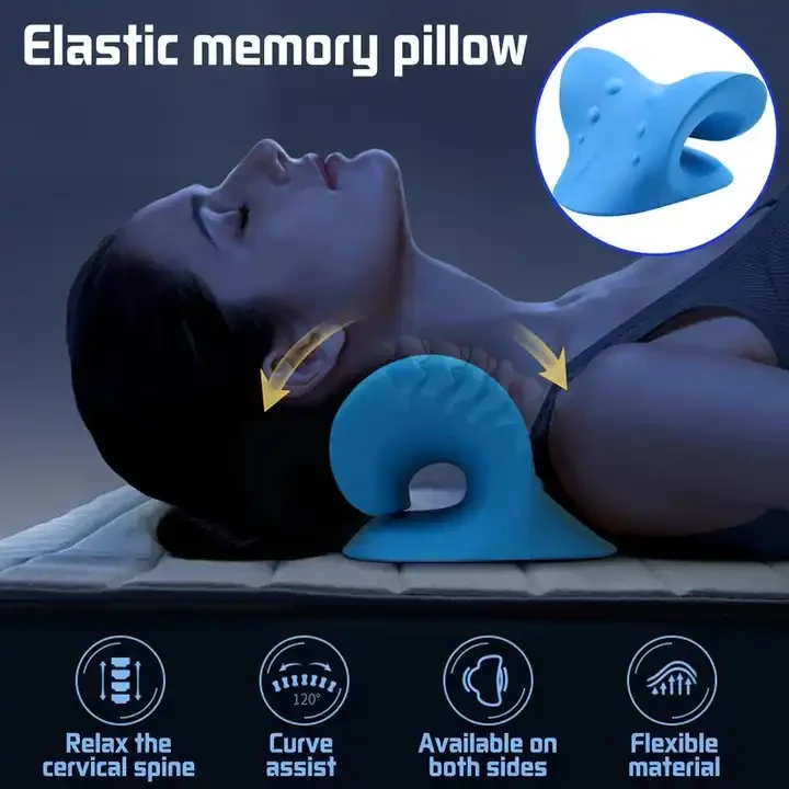 2024 Hot Selling Neck Stretcher Neck Traction Device Pillow Neck And Shoulder Relaxer for Pain Relief and Muscle Relax