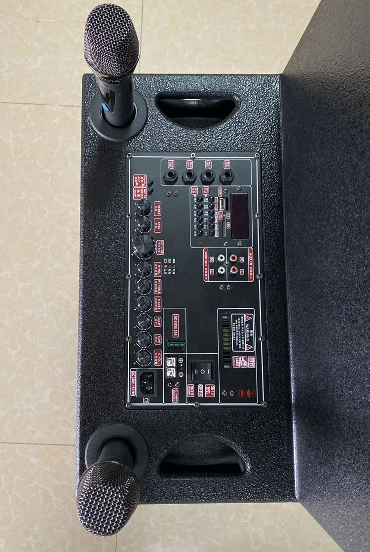 Активный динамик Good Sound 400 Вт 18 дюймов перезаряжаемый аккумулятор 12 В/20 А вечерний система караоке с линейным рядом беспроводным