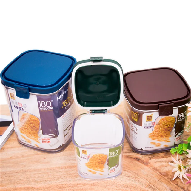 Storage Deck Box Hot Sale 1500ML Clear Good Quality Kitchen Food Storage Boxes With Lids  Plastic Portable Storage Box