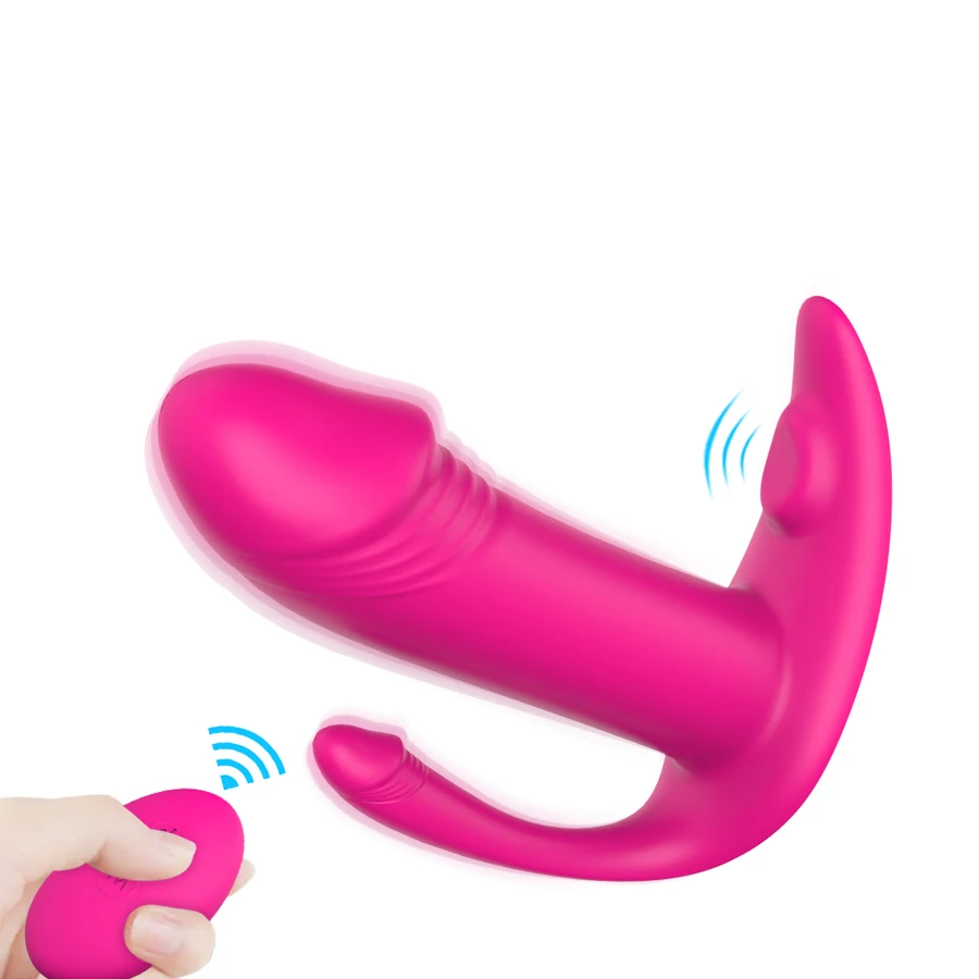 Buying in Bulk Wholesale Remote Control Wearable Dildo for Women with 10 Speed Vibration Adult Toy Store Online Factory