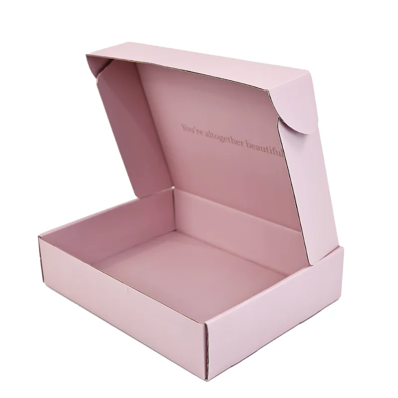 Custom logo Eco Friendly Manufacturers Factory Small big corrugated Paper Cardboard mailer boxes for packing clothes shoes