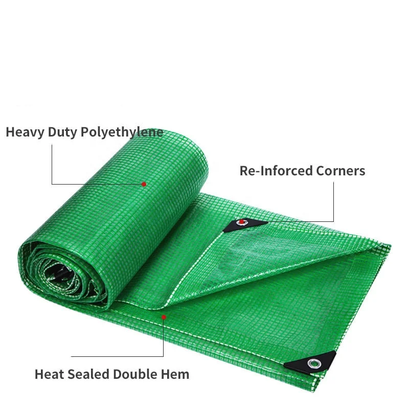 180g/m2 high density polyethylene green tarpaulin sheet,waterproof marine canvas tarpaulin