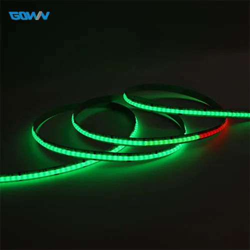 DC 12v  24v Dream Full Color RGBIC Addressable RGBW RGB Smart No Light Point Digital COB LED Strip light  For Home Decoration