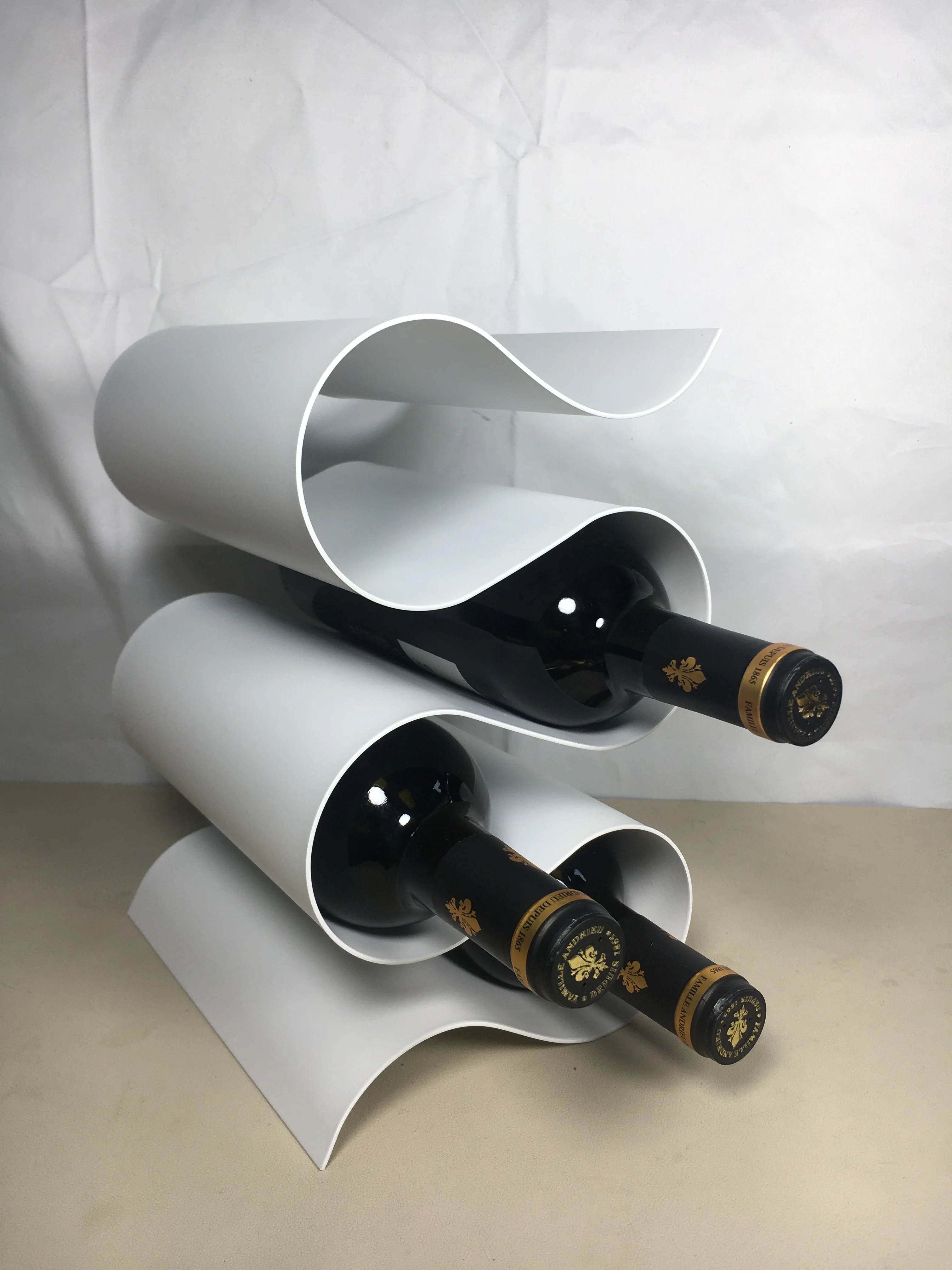 2023 hot sale metal wine holder home decor wine rack display