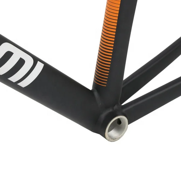 56 CM Best Price Fixed Gear Bicycle Frame Aluminum Alloy Fixie Bike Frame and Fork for Single Speed Bike Use