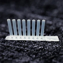 Good Quality Clear Polypropylene Accurate Precision 8-Strip Tip Combs