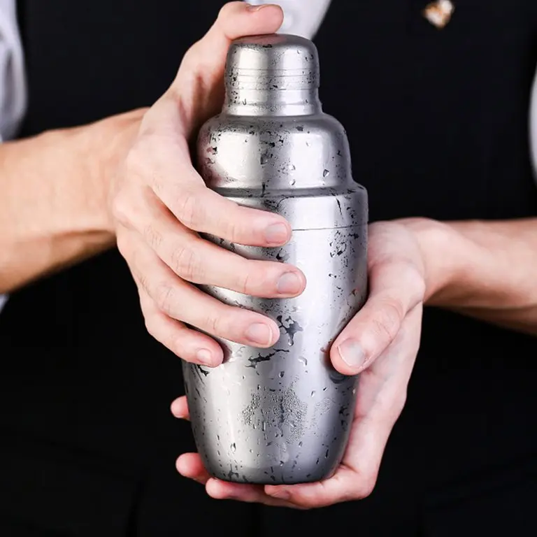 Creation Factory Wholesale Margarita Mixer Bartender 3pcs 550ml Stainless Steel Cocktail Shaker Set Bar Tools