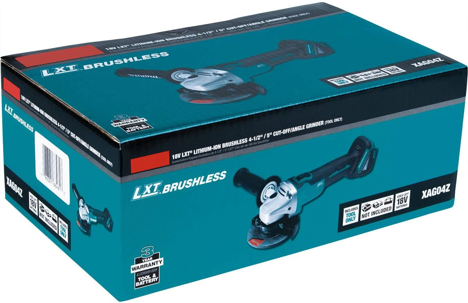 Grinding machine Makita sanders DGA404 18V 4.0AH cordless brushless variable adjustable speed electric angle grinder