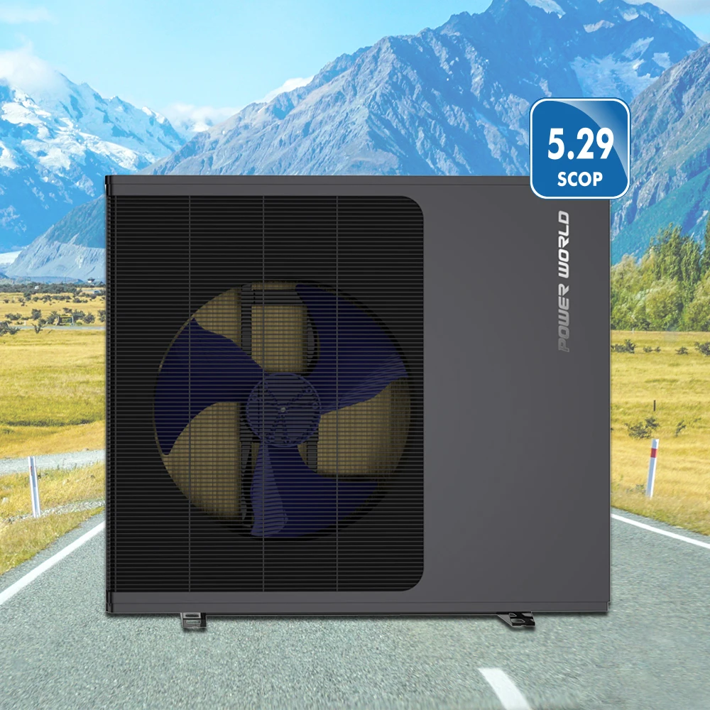 Erp A+++  R290 heat pump new energy wired controller air/water monoblock heat pumps r290