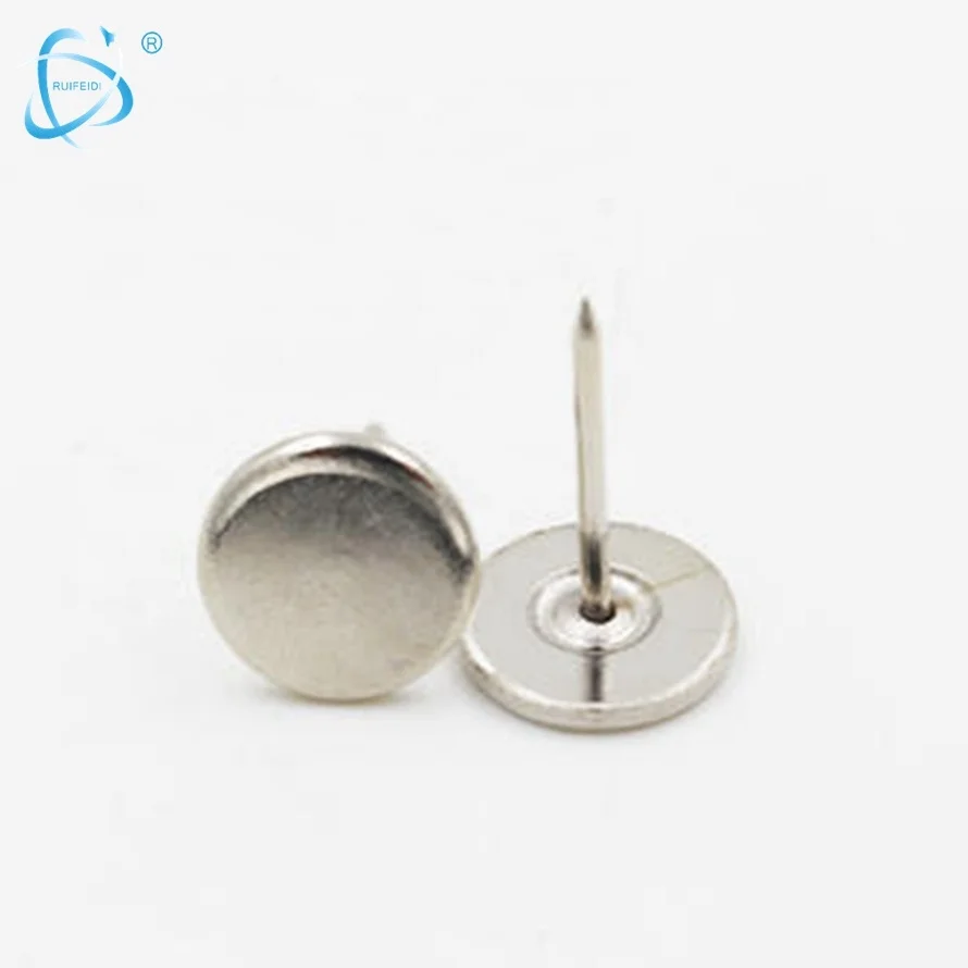 EAS clothing alarm tag nail Security Hard Tag Stainless Steel Flat pin for retail