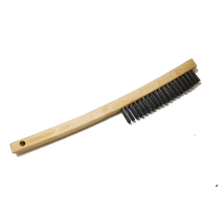 Metal Hard Brush Kitchen Cleaning Rust Removal Brush Length Portable Cleaning Tool Remove Rust Brass Wire Hand Brushes