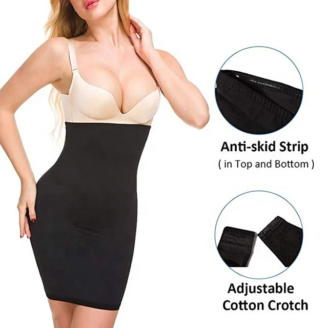 Women Slimming Body Shapers Seamless Corset Hip Waist Trainer Cincher Shapewear Slip Skirt
