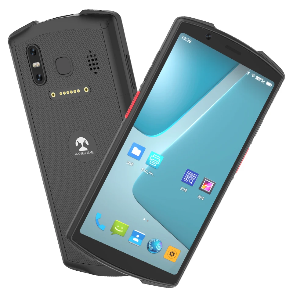 Android 10 Inventory Management 5G Wireless NFC Mobile Data Collection Terminal Durable Handheld PDA Express Scan Gun