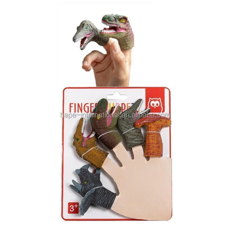 Custom Educational Finger Hand Puppet For Kids Gift High Quality Popular Stuffed Toy Children Cute Fingers Play Fun Animal Doll