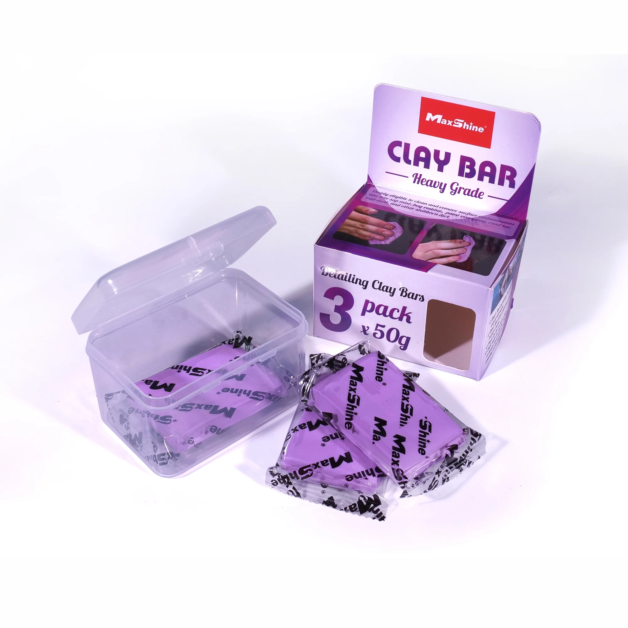 Maxshine Car Detailing Products Detailing Clay Bar - 3pcs/pack