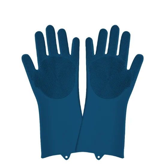 
New Product Ideas BPA free Kitchen Cleaning Scrubber Reusable Silicone Dishwashing safety hand Gloves 