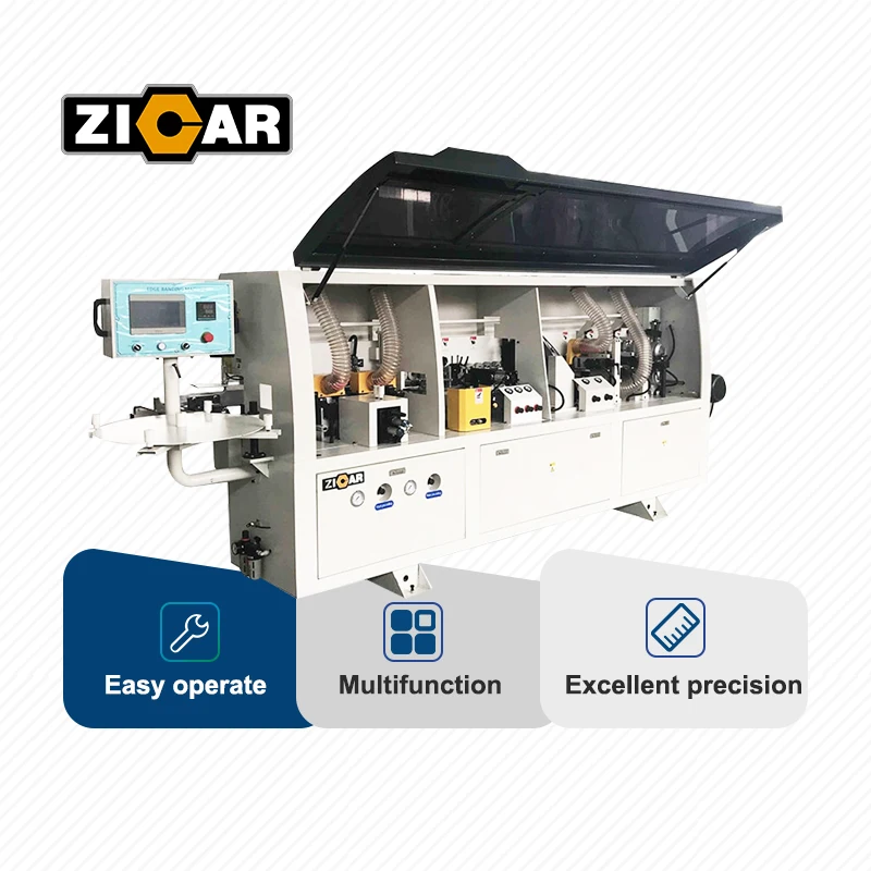 ZICAR panel furniture Woodworking PVC Automatic Edge Banding Machine edge automatic edge banding panel furniture production line