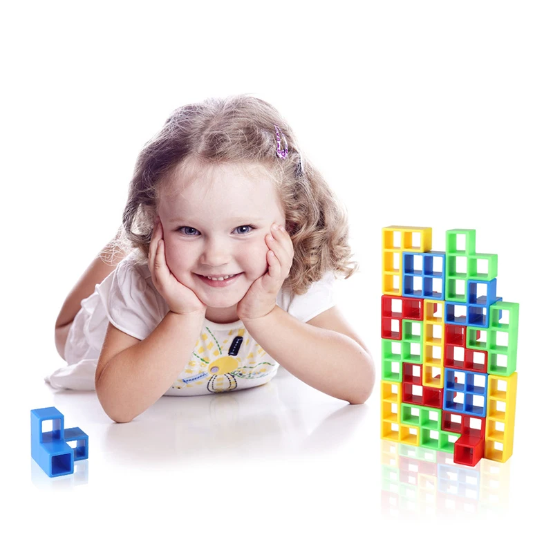 Building Blocks Toys Swing Stack Stacking Tower Balance Game Tetris Tower Blocks Tower Balancing Game