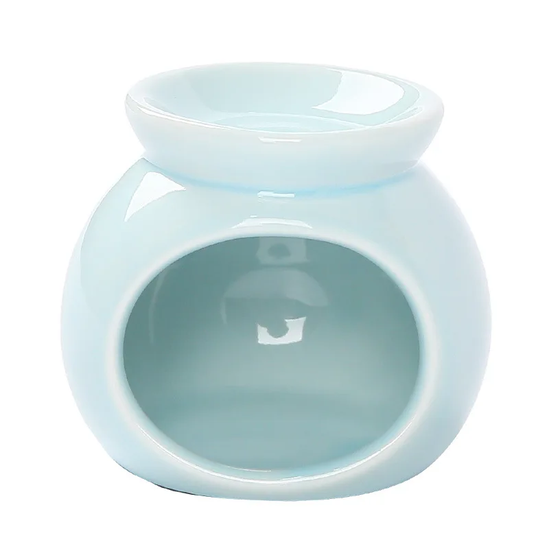 New design customized color ceramic wax warmer,Candle holder oil incense burner, tealight candle holder,Aromatherapy Burning