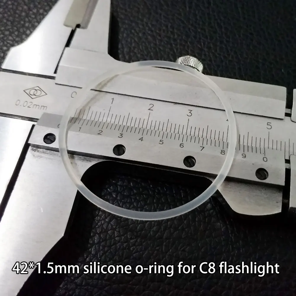 42*1.5mm Silicone  O-ring for  the Head of C8 /C8+ Flashlight