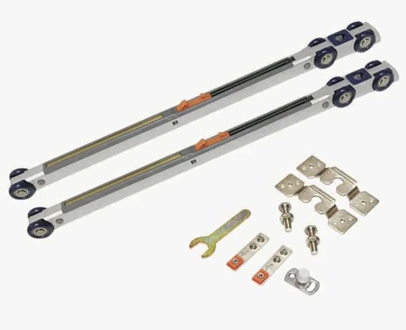 TMS7B Easy Assembly hanging type sliding door roller with double direction soft closing