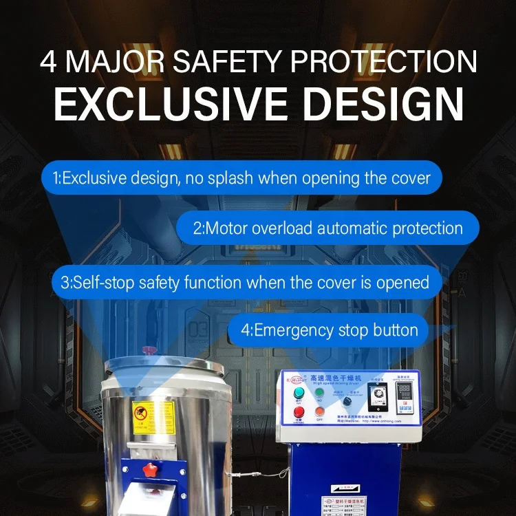 Высококачественный цветной высокоскоростной Миксер для гранулированных гранул из ПВХ-пластика