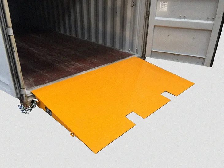 Heavy Duty Container Unloading Ramp  for forklift  Australian Standard