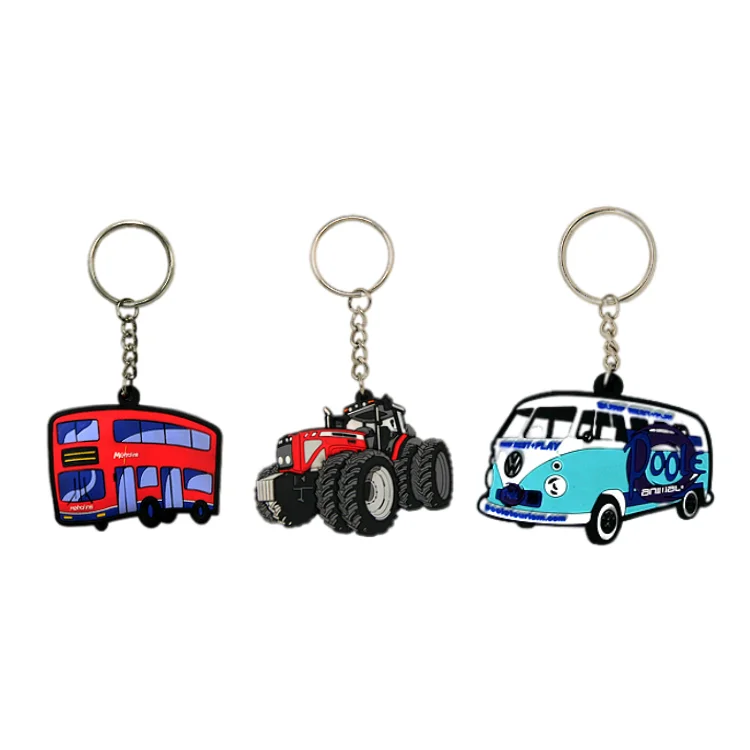 Customised soft pvc plastic motorcycle keychain for promotional