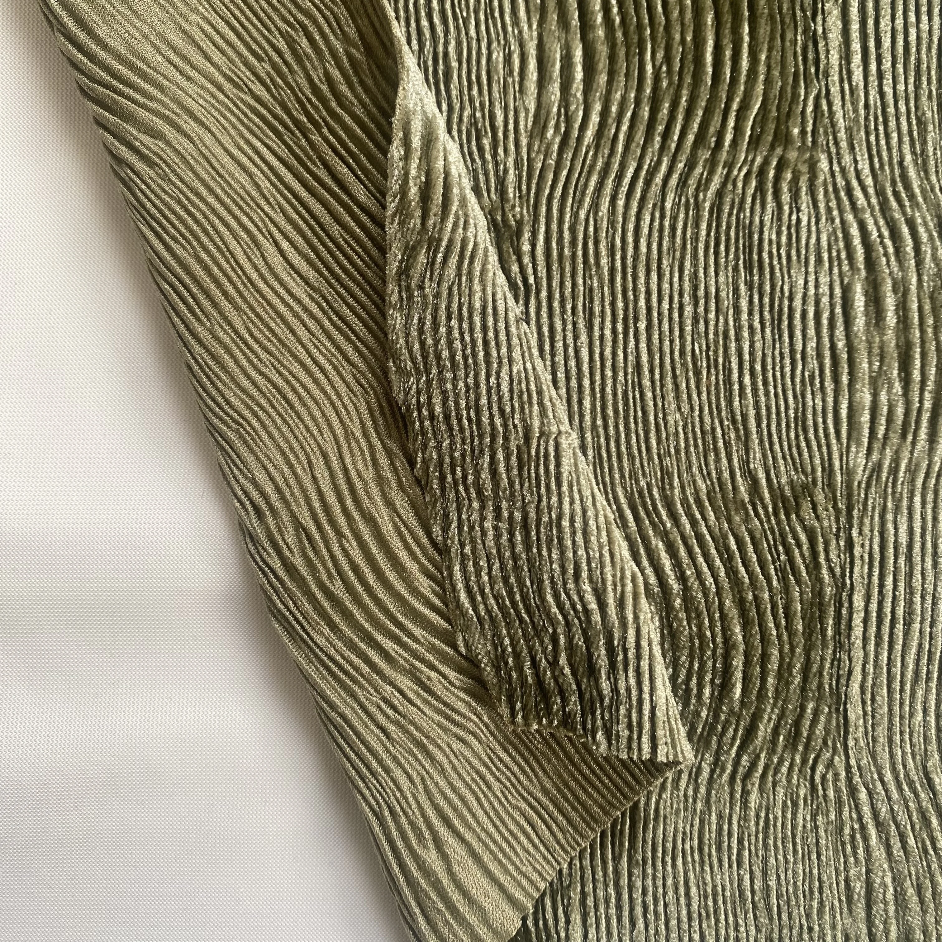 New design Good stretch wave stripe crepe jacquard fabric 95%polyester 5%spandex 3D knitting fabric for garments dress