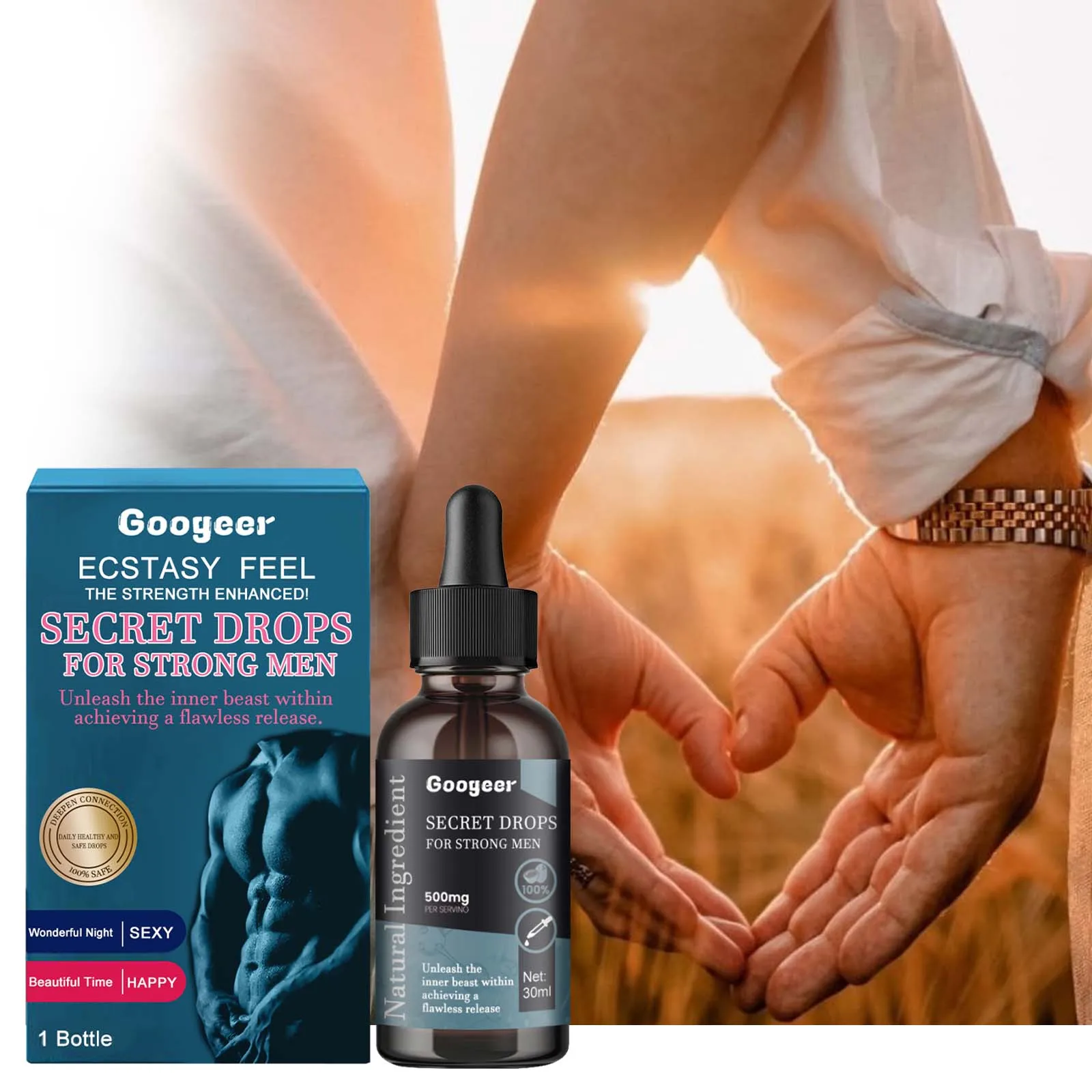 Popular wholesale manufacturers direct sales Secret Drops For Strong Men (Male Strong Secret Drops) 30ml