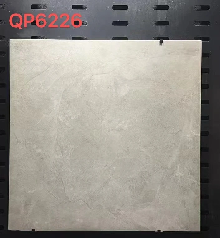 Новая плитка для гостиной пола 600x600 Нескользящая Глянцевая Фарфоровая коричневая глазурованная мраморная керамическая Внутренняя