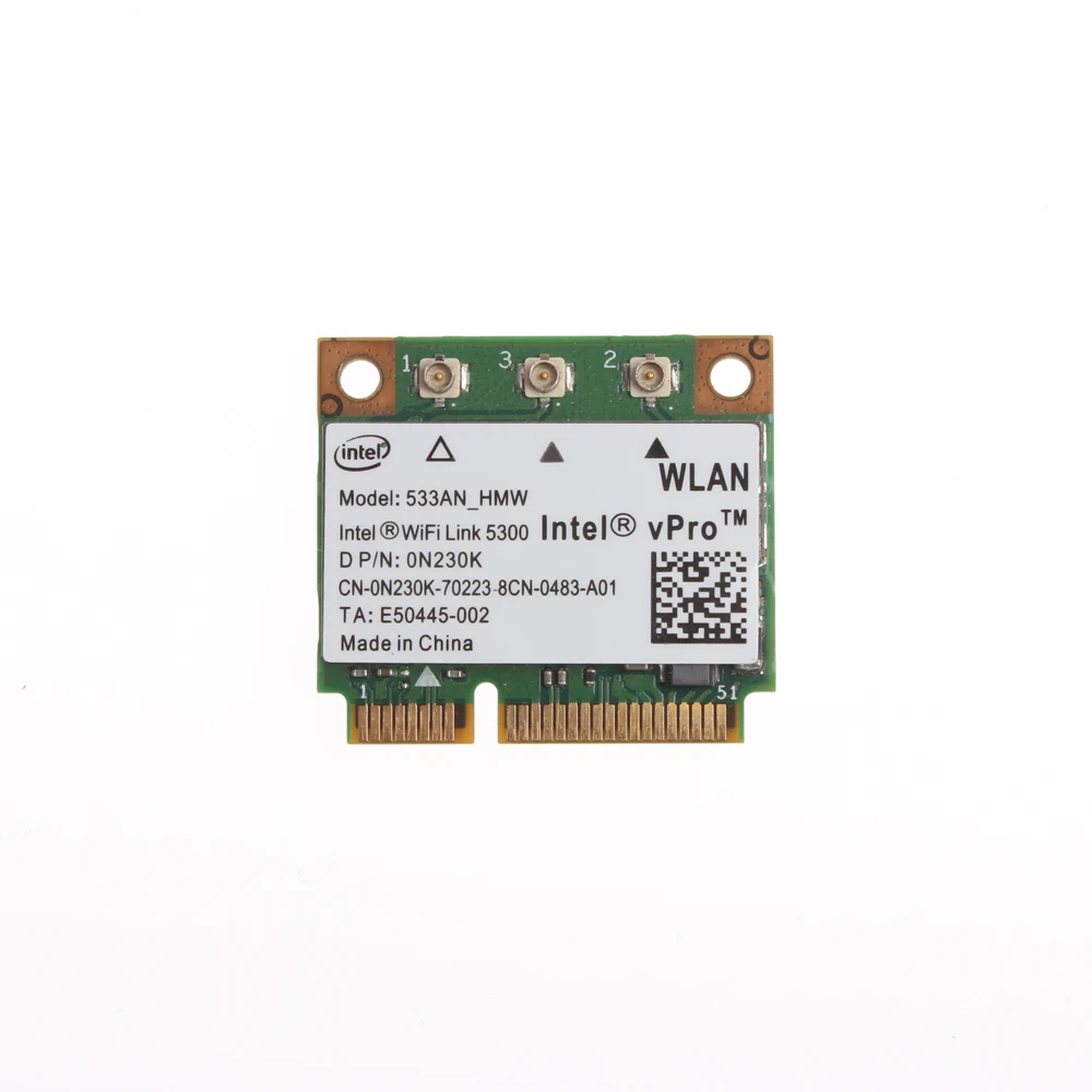 Ultimate N Wifi Link 5300 533AN_HMW двухдиапазонный 802.11b/a/g/n half-PCIe для Dell Latitude E4200 E4300 E6500