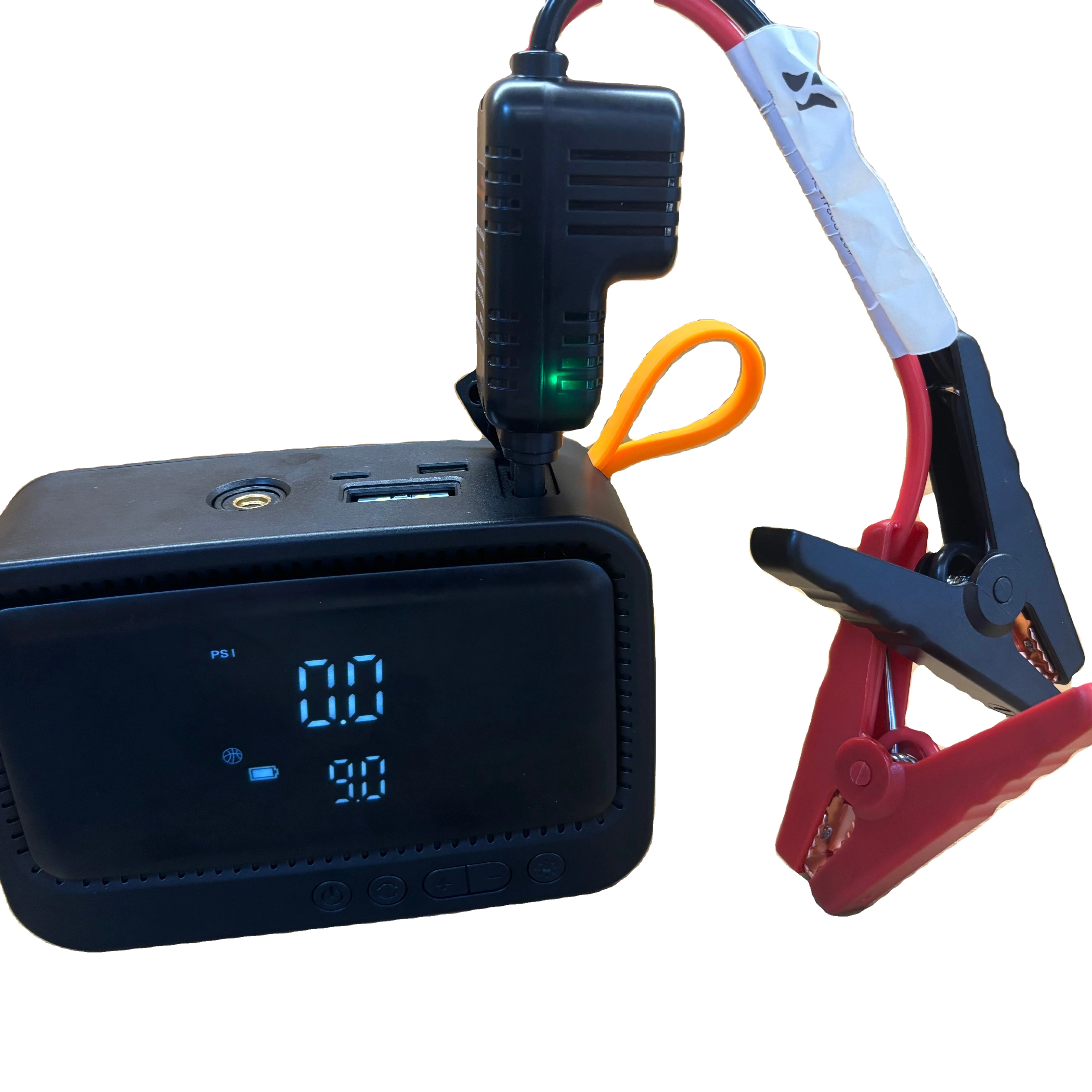 Emergency power supply  inflator pump Emergency starting power supply Wireless Electric Car Bicycle Tire Inflator Jump Start