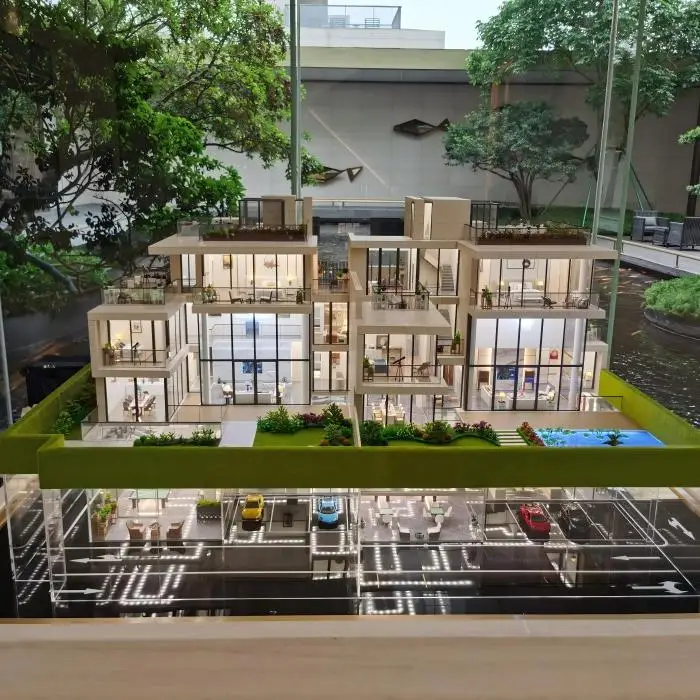 Custom Scale Model for exhibition Architectural Scale Model Miniature Model Interior Architectural Building
