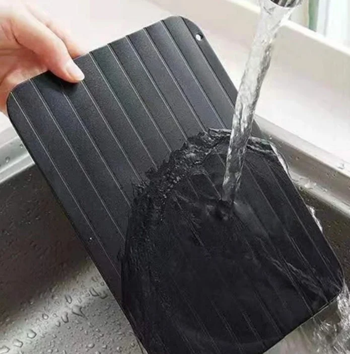 Aluminum Food Quick Defrosting board Home steak Seafood defrosting plate Cutting board Meat kitchen tools