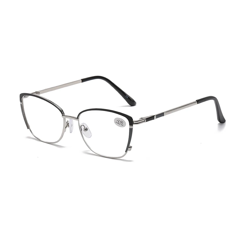 21154s Metal frame presbyopia minus 250 supplier wholesale glasses women corrective eyeglasses flexible Reading Glasses
