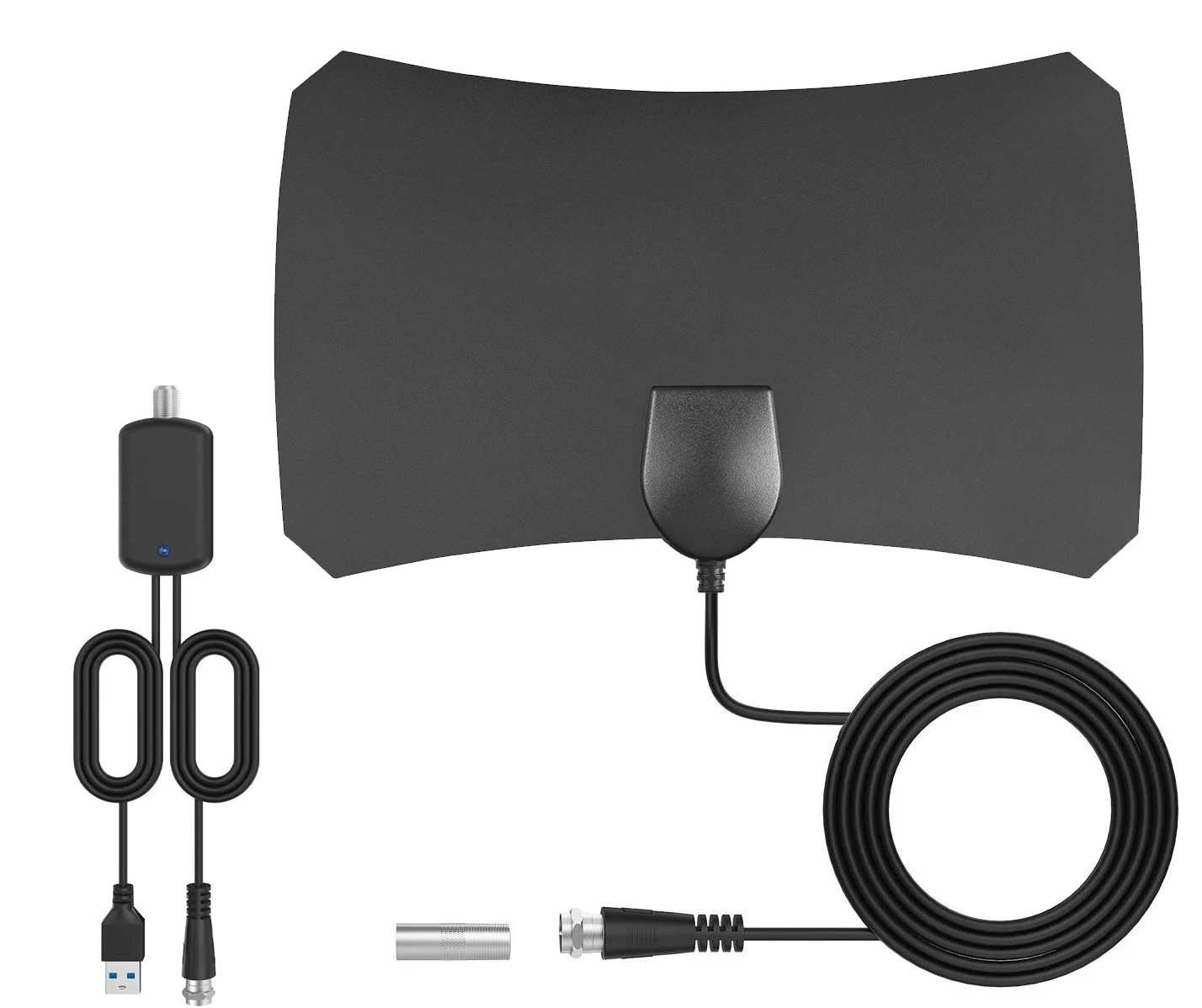 Factory Price Free Channels Portable Satellite Amplifier rv Range uhf vhf Hdtv Digital Indoor TV Antenna