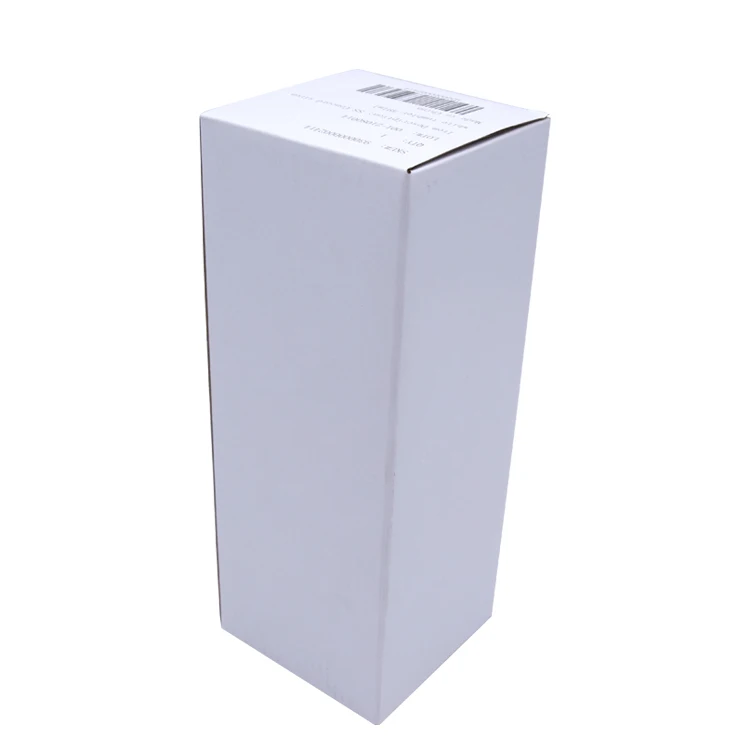 Custom Wholesale Corrugated Paper Box Package With Printing White Paper Box For Water Bottle Skinny Tumbler - Buy Paper Box Pack