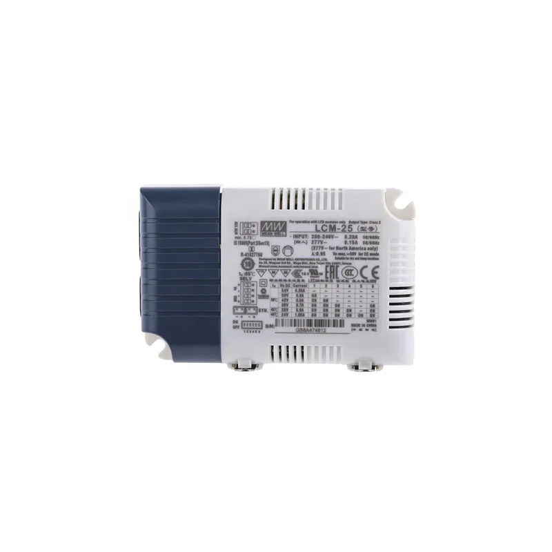 Original MEAN WELL LCM-25 25W Wireless Lighting Constant Current LED Driver Solution
