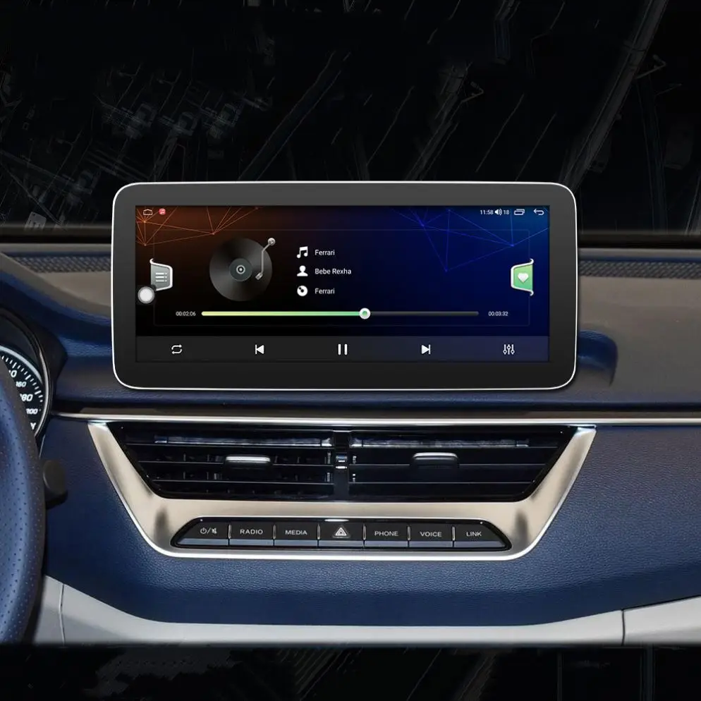 12.3 inch Android Car Radio DVD Player 3G 32GB CarPlay USB GPS WIFI DSP Touch Screen Car Monitor