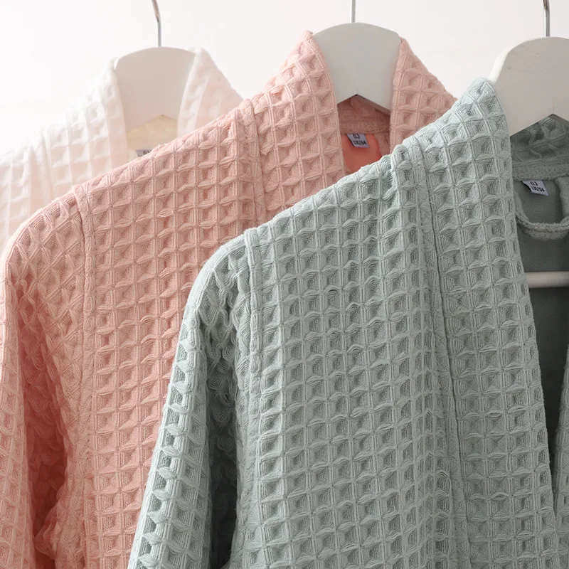 13 Manufacturer Years Super Soft Waffle Skin Friendly Kids Bathrobe Toddler Baby Bathrobe Towel Robes Hooded Bathrobes For Child