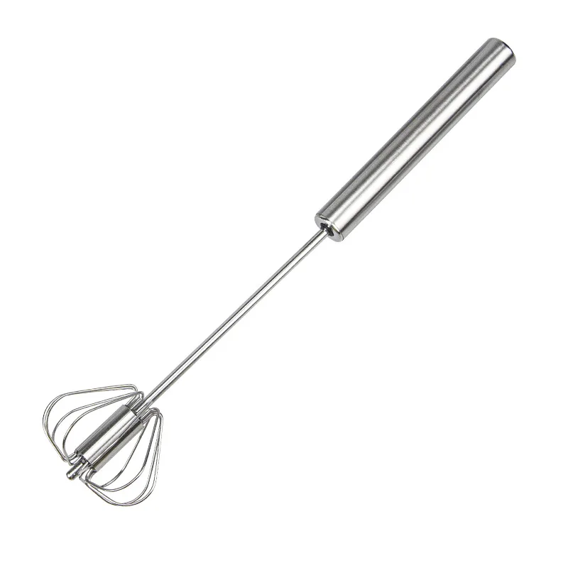 Professional made good quality stainless steel semi-automatic eggbeater Cream whisk