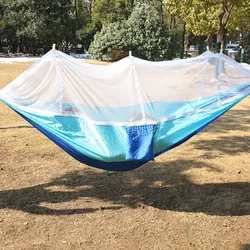 Factory made Double Camping Hammock with Mosquito/Bug Net Portable Lightweight 2 Person cibinlik hamak
