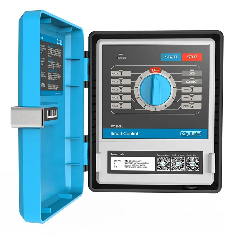 8 Stations Smart Irrigation System Controller