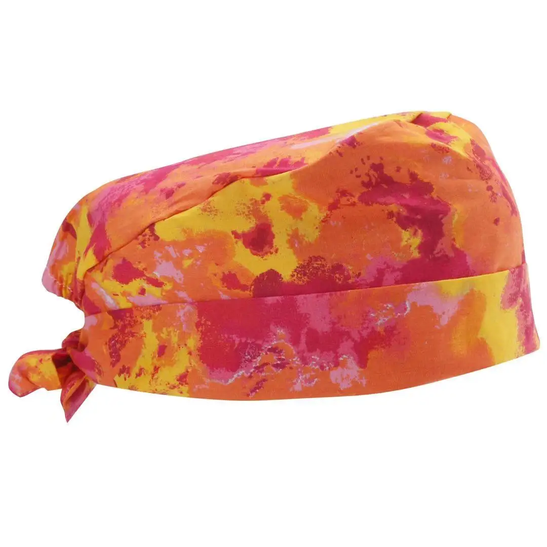 wholesale quality pattern designer working scrub hat doctor cap toothpaste caps